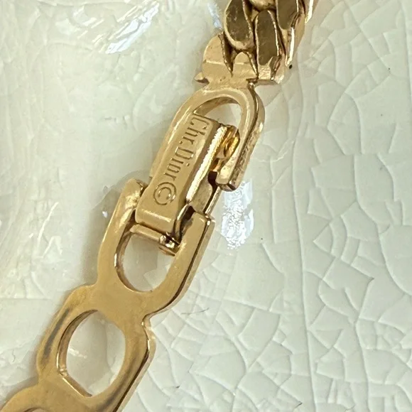 vintage Dior aquamarine, blue Cleopatra, necklace, mint condition - Picture 12 of 17